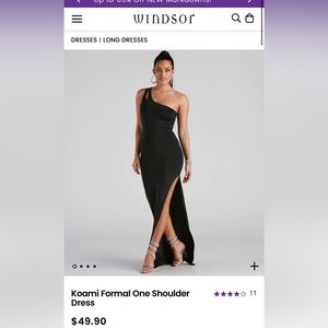 NWT: Black Windsor Formal Dress